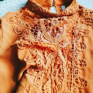 Crochet detail top